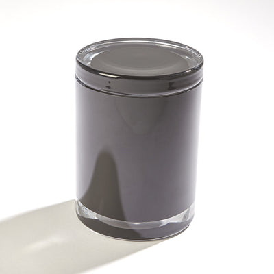 Black Cased Glass Candle - Fresh Linen